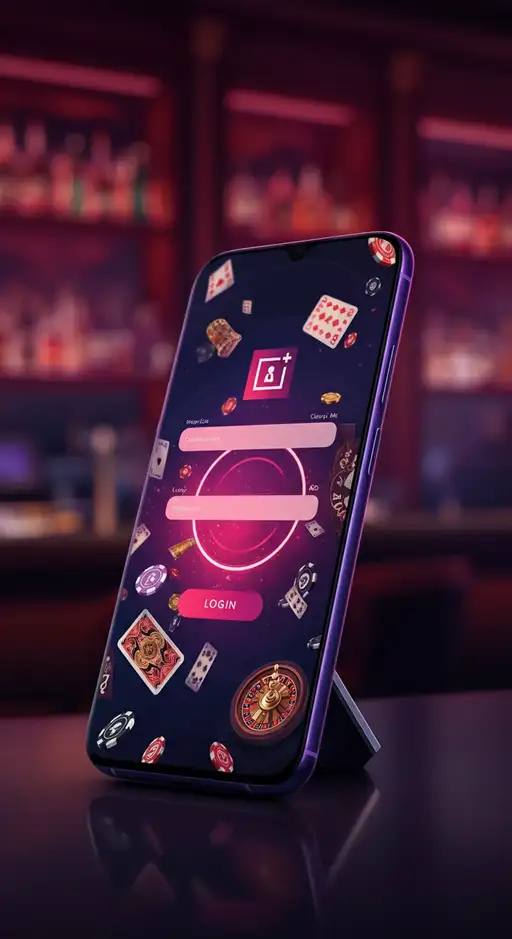 Illustratie van het veilige inlogscherm van Trueluck Casino, met velden voor e-mail en wachtwoord voor snelle toegang tot uw persoonlijke account.